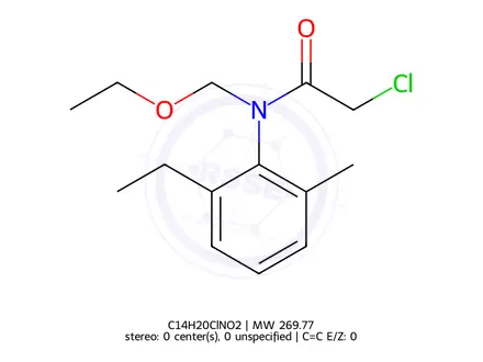 Chemical structure of Acetochlor