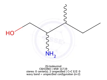 Chemical structure of (S)-Isoleucinol