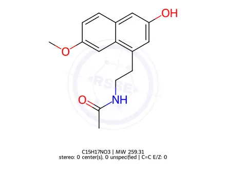Chemical structure of Agomelatine Impurity 38