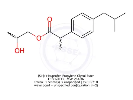 Chemical structure of Ibuprofen Impurity 103