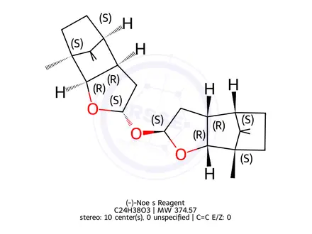 Chemical structure of (-)-Noe’s Reagent