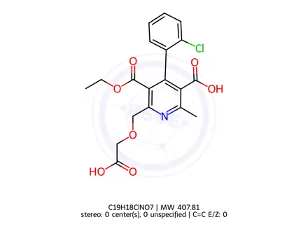 Chemical structure of Amlodipine Metabolite 5