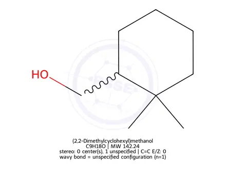 Chemical structure of (2,2-Dimethylcyclohexyl)methanol