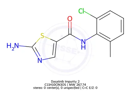 Chemical structure of Dasatinib Impurity 2