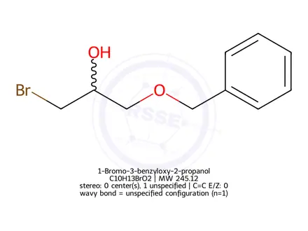 Chemical structure of 1-Bromo-3-benzyloxy-2-propanol