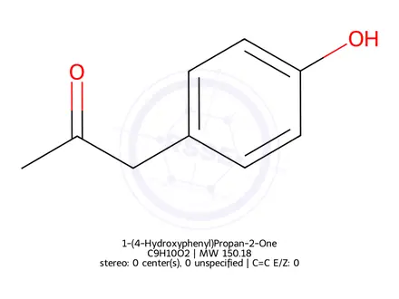 Chemical structure of 1-(4-Hydroxyphenyl)Propan-2-One