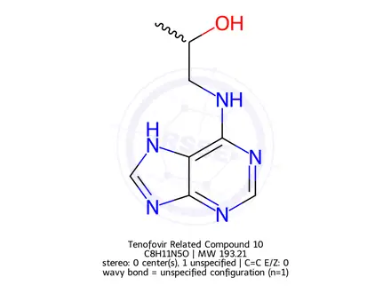 Chemical structure of Tenofovir impurity 75