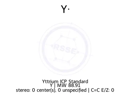 Chemical structure of Yttrium ICP Standard