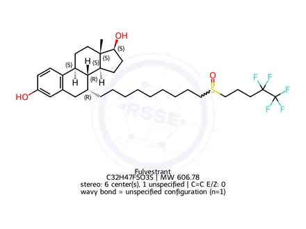 Chemical structure of Fulvestrant