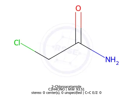 Chemical structure of 2-Chloroacetamide