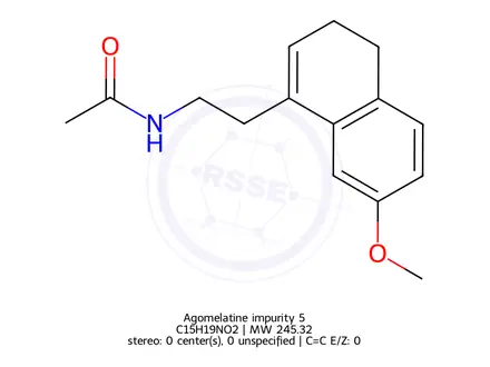 Chemical structure of Agomelatine impurity 5