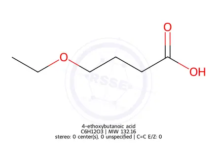 Chemical structure of 4-ethoxybutanoic acid