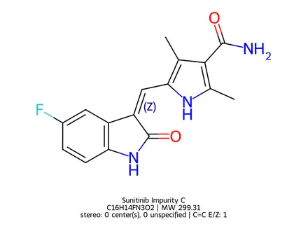 Chemical structure of Sunitinib Impurity C