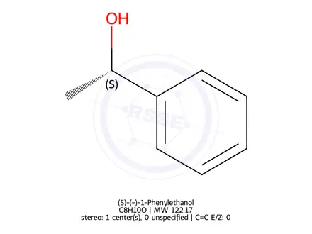 Chemical structure of (S)-(-)-1-Phenylethanol