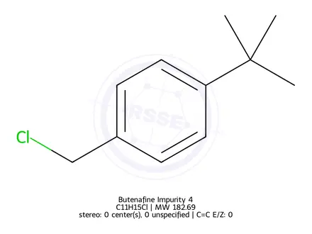 Chemical structure of Butenafine Impurity 2