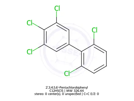 Chemical structure of 2',3,4,5,6'-Pentachlorobiphenyl