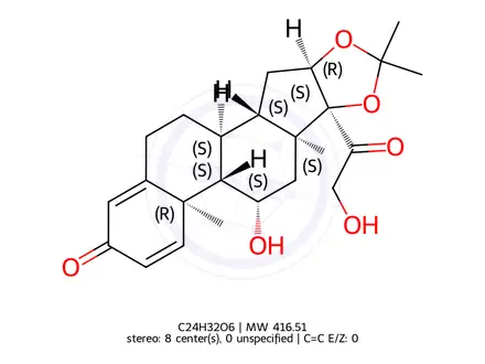 Chemical structure of Budesonide EP Impurity F