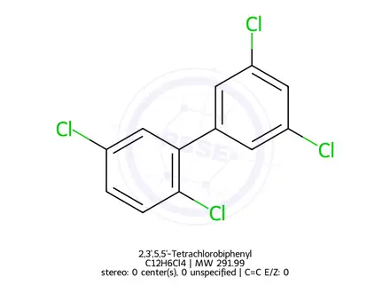 Chemical structure of 2,3',5,5'-Tetrachlorobiphenyl