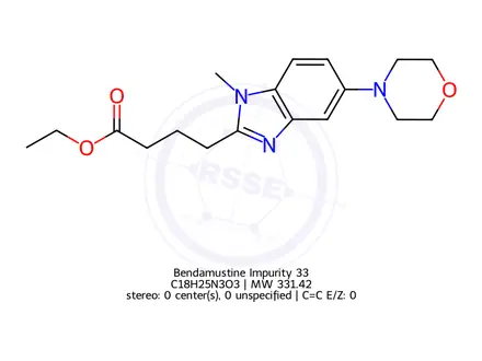 Chemical structure of Bendamustine Impurity 33