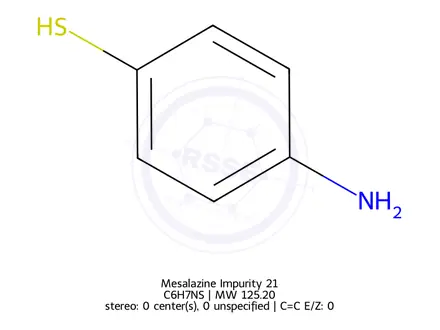 Chemical structure of Mesalazine Impurity 21