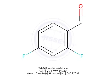 Chemical structure of 2,4-Difluorobenzaldehyde
