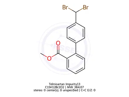 Chemical structure of Telmisartan Impurity13
