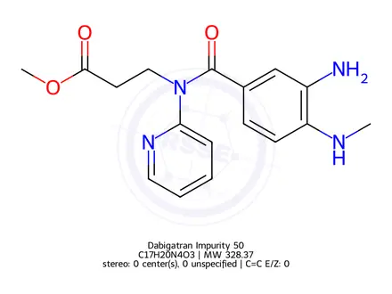 Chemical structure of Dabigatran Impurity 50