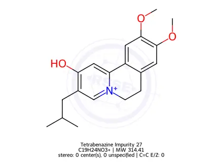 Chemical structure of Tetrabenazine Impurity 27