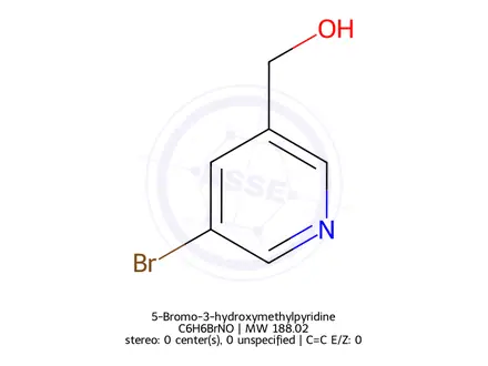 Chemical structure of 5-Bromo-3-hydroxymethylpyridine