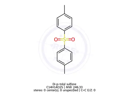 Chemical structure of Di-p-tolyl sulfone