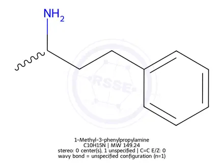 Chemical structure of 1-Methyl-3-phenylpropylamine