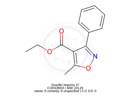 Chemical structure of Oxacillin Impurity 17