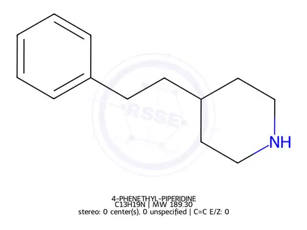 Chemical structure of 4-PHENETHYL-PIPERIDINE