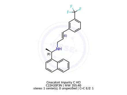 Chemical structure of Cinacalcet Impurity 5