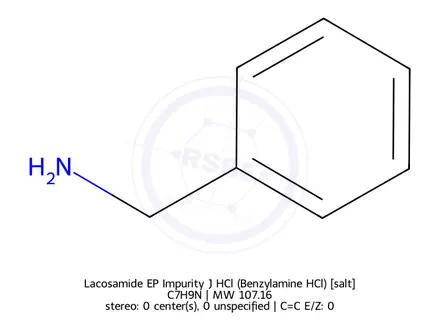 Chemical structure of Phenylmethanamine Hydrochloride