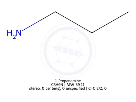 Chemical structure of 1-Propanamine