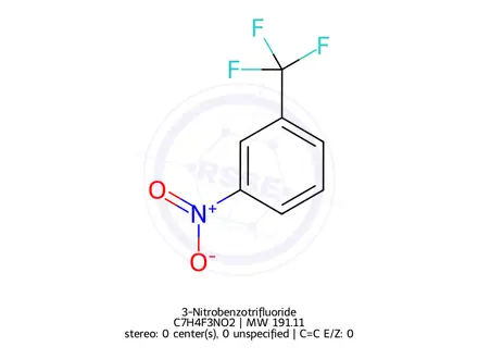 Chemical structure of 3-Nitrobenzotrifluoride