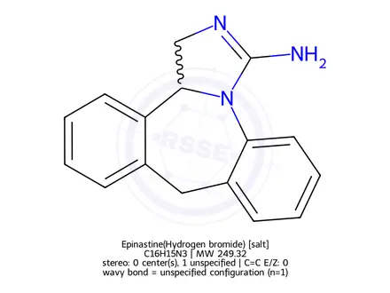 Chemical structure of Epinastine(Hydrogen bromide)