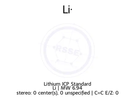 Chemical structure of Lithium ICP Standard