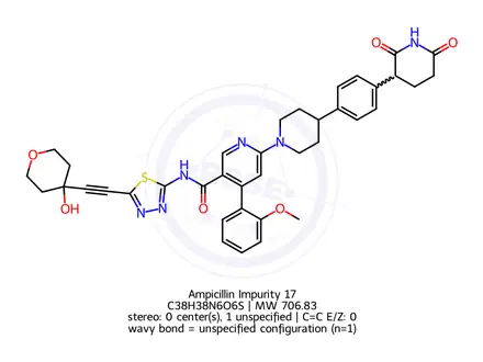 Chemical structure of Azithromycin Impurity 1
