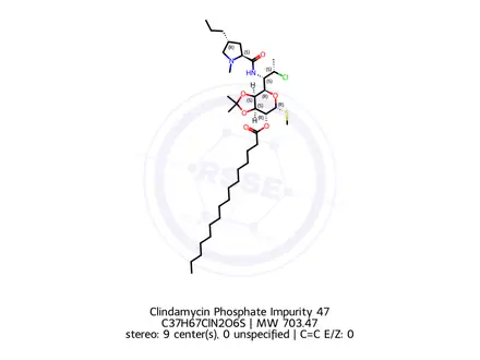 Chemical structure of Clindamycin Phosphate Impurity 47