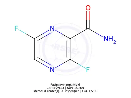 Chemical structure of Favipiravir Impurity 6