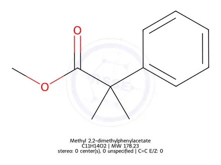 Chemical structure of Methyl 2,2-dimethylphenylacetate