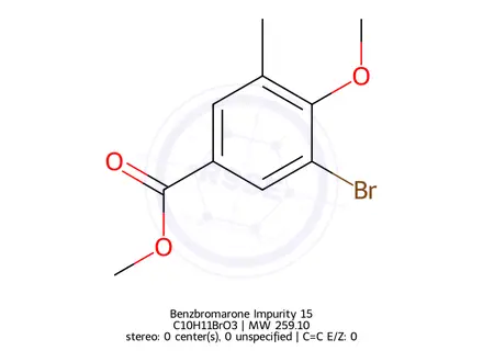 Chemical structure of Benzbromarone Impurity 15