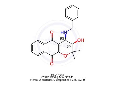 Chemical structure of CAY10581