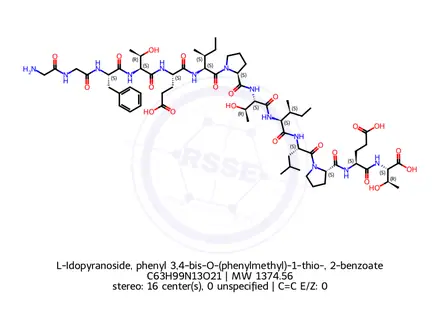Chemical structure of Bromhexine Glucose Compound 1