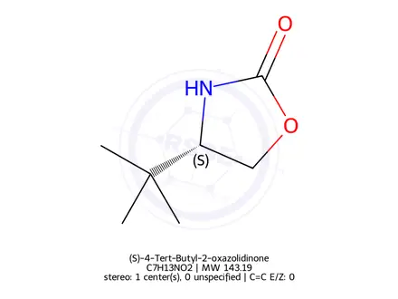 Chemical structure of (S)-4-Tert-Butyl-2-oxazolidinone