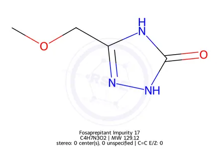 Chemical structure of Fosaprepitant Impurity 17