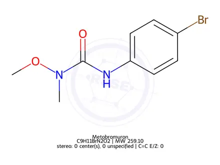 Chemical structure of Metobromuron