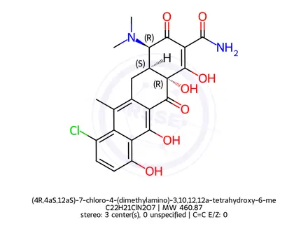 Chemical structure of Aureomycin Impurity K(EP)